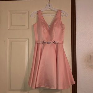Pink cocktail dress